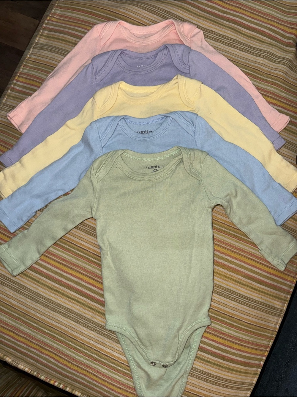 5 pack long sleeve bodysuits